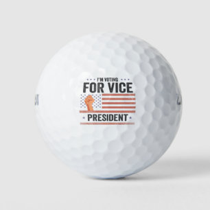 Ich stimme für ein Geschenk von Vizepräsident Trum Golfball