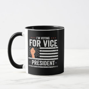 Ich stimme für ein Geschenk von Vizepräsident Trum Tasse