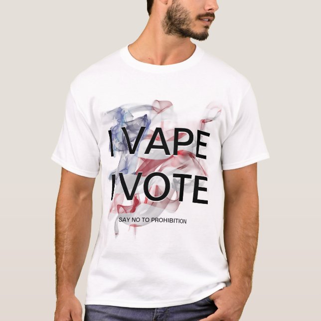 ICH STIMME FÜR EIN VERBOT T-Shirt (Vorderseite)