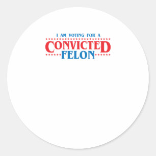 Ich stimme für einen verurteilten Sticker