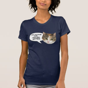 ICH STIMME FÜR HILLARY KITTEN T-Shirt