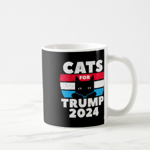 Ich stimme für Katzen bei der Trump-Wahl Dete Kaffeetasse