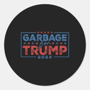 Ich stimme für Trump Vance Outlaw Hillbilly Runder Aufkleber