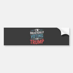 Ich stimme heimlich für Trump-WahlHarris Autoaufkleber