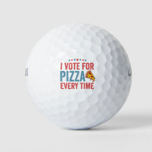Ich stimme jedes Mal für Pizza Pizza-Präsident Golfball
