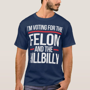 Ich stimme nicht für den Felsen und die Hügel T-Shirt