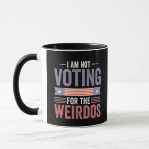 Ich stimme nicht für die Wahl der Republikaner in Tasse
