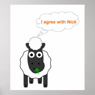 Ich stimme Nick zu ~ Wahlen in Großbritannien Poster