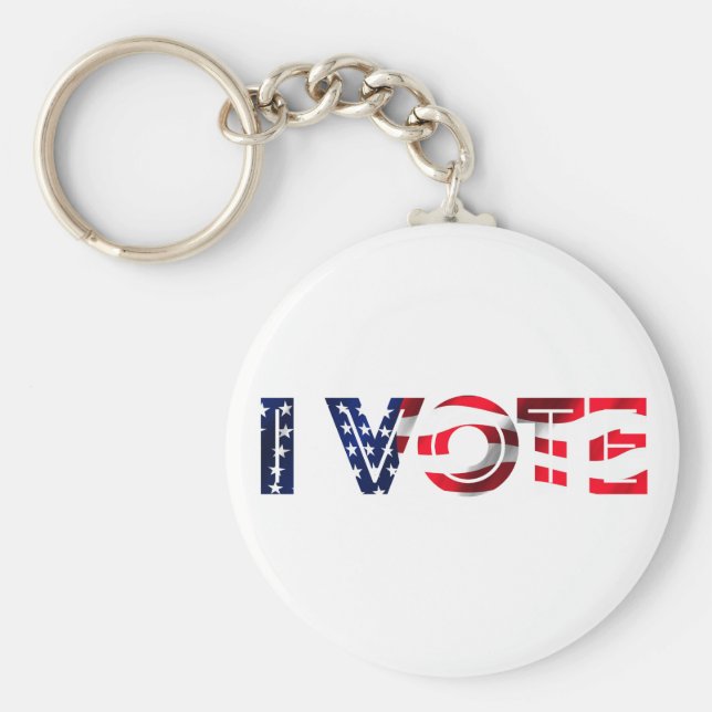 Ich stimme schlüsselanhänger (Vorne)