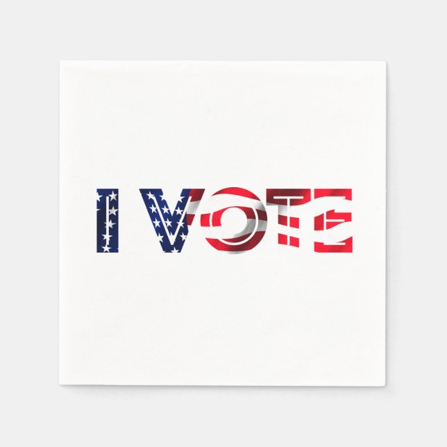 Ich stimme serviette (Vorderseite)