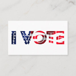 Ich stimme visitenkarte