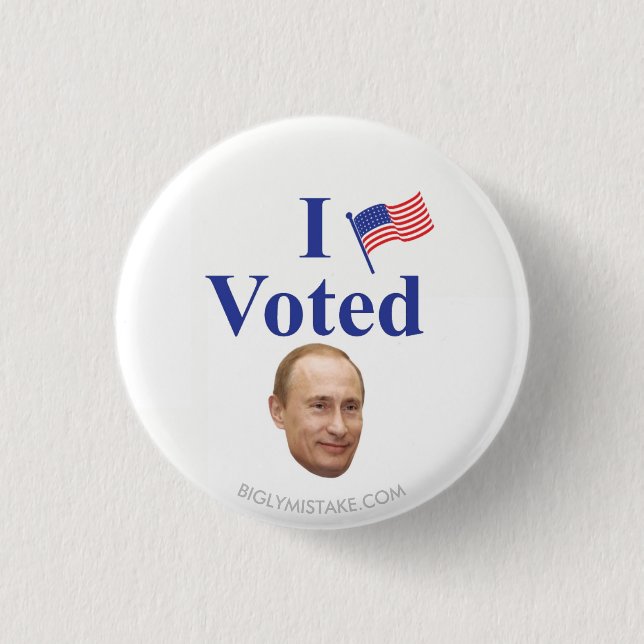 ICH STIMMTE BUTTON (Vorderseite)