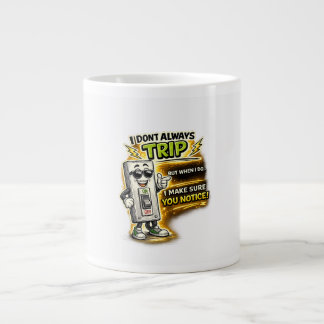 Ich stolpere nicht immer, aber wenn ich es tue, so Jumbo-Tasse