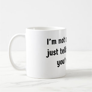 Ich streite nicht kaffeetasse