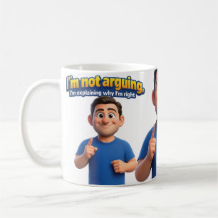 Ich streite nicht kaffeetasse