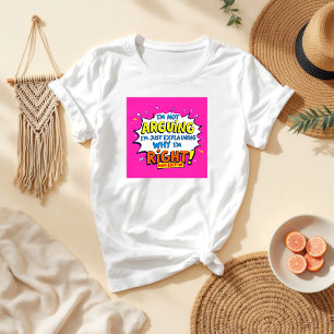 Ich streite nicht Unglaublich witzig Mama und Eh T-Shirt