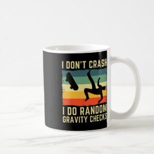 Ich stürze nicht ab, ich mache zufällige Schwerkra Kaffeetasse