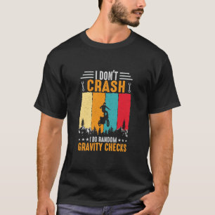 Ich stürze nicht, ich mache Random Gravity Karos T-Shirt