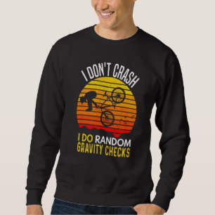 Ich stürze nicht, ich mache zufällige Gravity Karo Sweatshirt