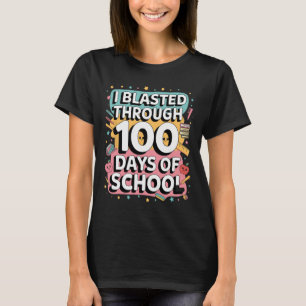 Ich stürzte durch 100 Schultage 100-Tage-Tee T-Shirt