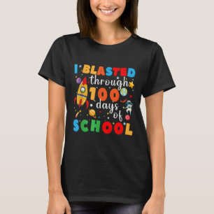 Ich stürzte durch 100 Tage Schullehrer T-Shirt