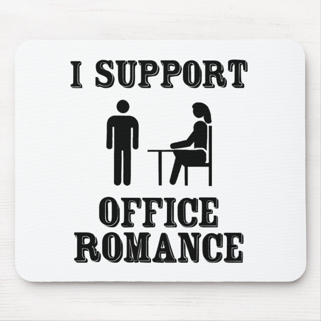 Ich stütze das Romance Büro Mousepad (Vorne)