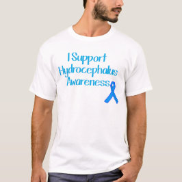 Ich stütze Hydrocephalus-Bewusstsein T-Shirt