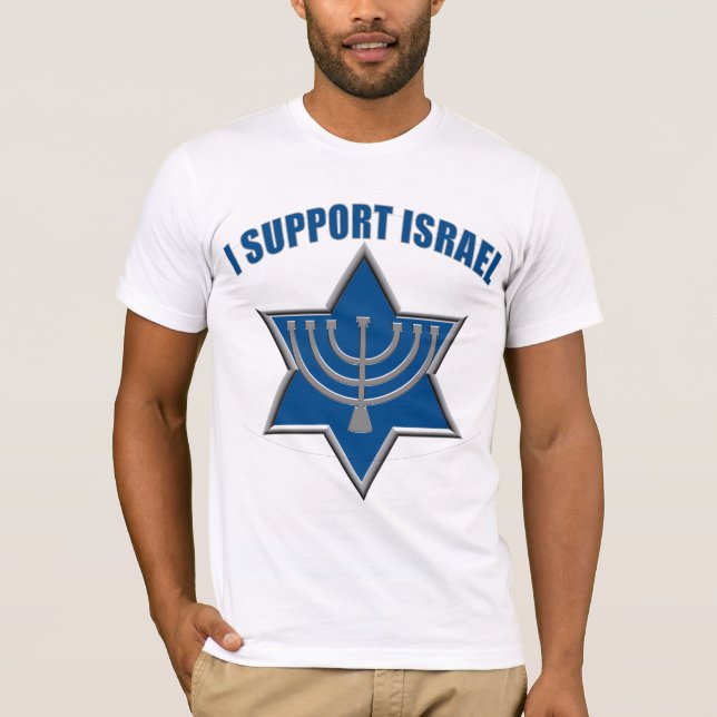 Ich stütze Israel T-Shirt (Vorderseite)