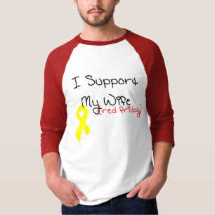 Ich stütze meine Ehefrau T-Shirt