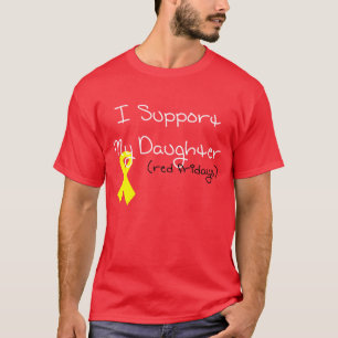 Ich stütze meine Tochter T-Shirt