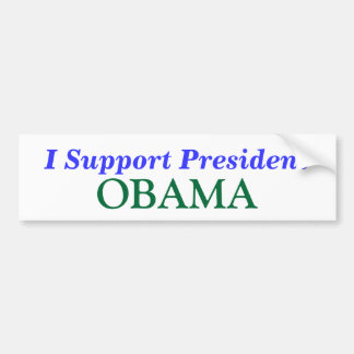 Ich stütze Präsidenten, OBAMA Autoaufkleber