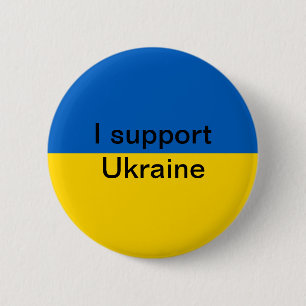 Ich stütze Ukraine Button