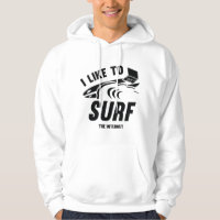 Ich surfe gerne im Internet