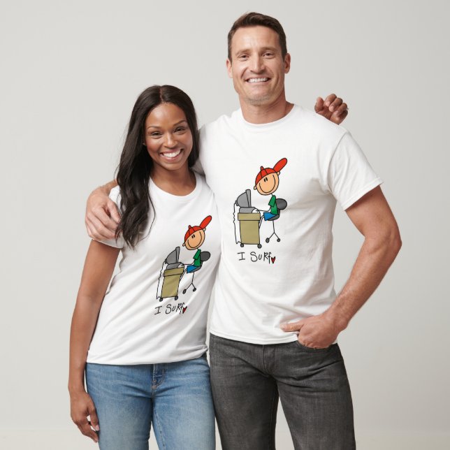 Ich surfe T-Shirts und Geschenke (Unisex)