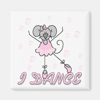 Ich tanze das Ballettmagnet der Maus Magnet