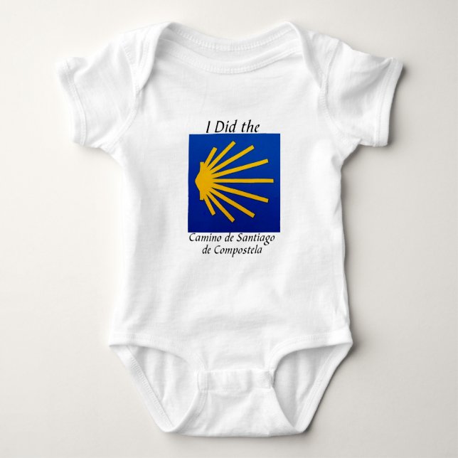 Ich tat das Camino De Santiago Baby Strampler (Vorderseite)