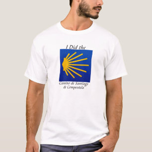 Ich tat das Camino De Santiago de Compostela mit T-Shirt