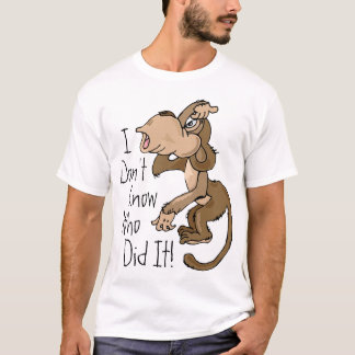 Ich tat es nicht! Lustiger T - Shirt für Kinder