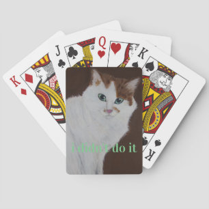 ich tat es nicht spielkarten