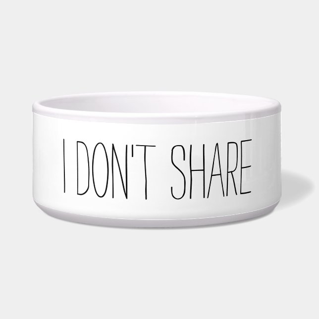 Ich teile kein Angebot für Hunde Napf (Vorderseite)