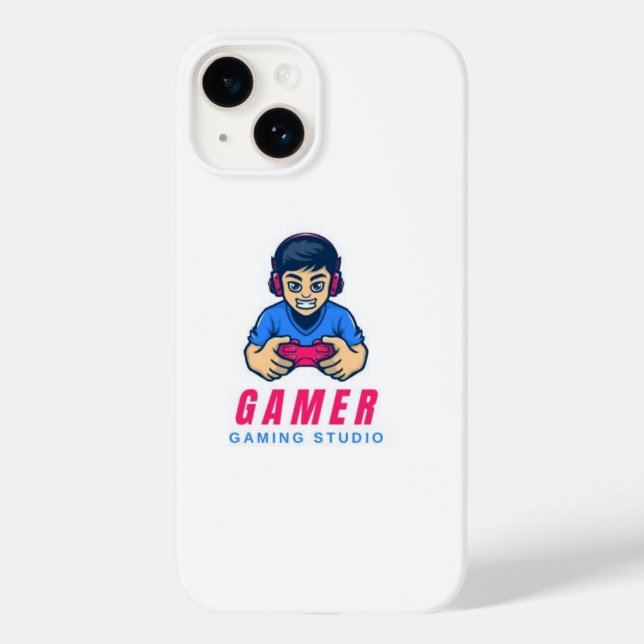 ICH TELEFONDECKE MIT KLEINEM GAMER Case-Mate iPhone HÜLLE (Rückseite)