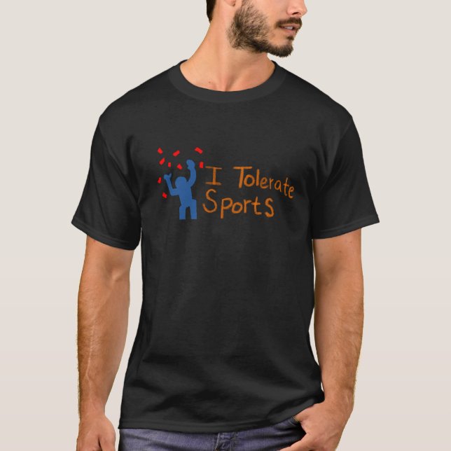 Ich toleriere Sport T-Shirt (Vorderseite)