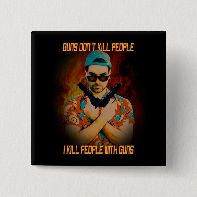 Ich töte Menschen Button (Vorderseite)