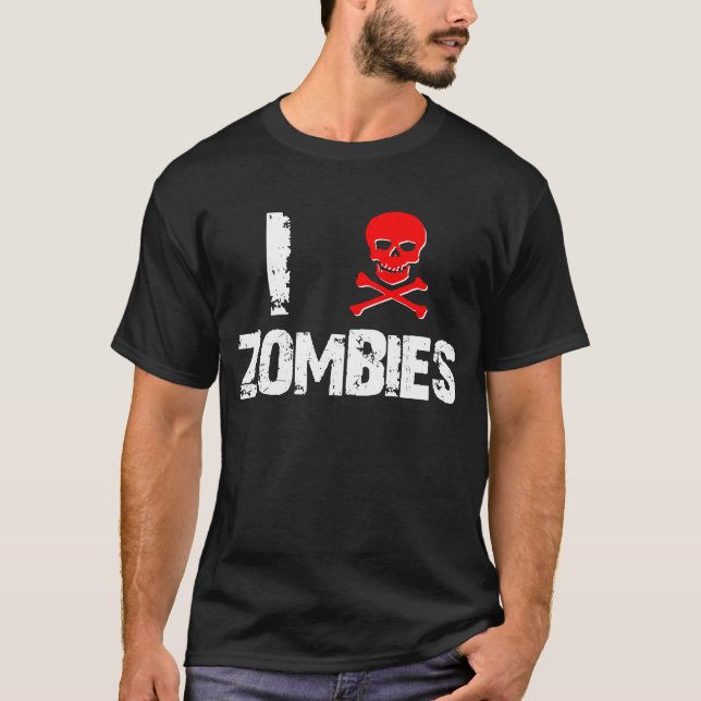Ich töte Zombies T-Shirt (Vorderseite)