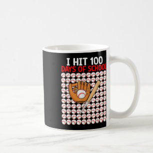 Ich traf 100 Tage Baseball Bat Boys Kleinkind Kaffeetasse