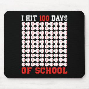 Ich traf 100 Tage der Schule bis zum 100. Mousepad