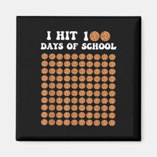 Ich traf 100 Tage Pizza in der Schule am 100. Schu Magnet