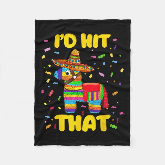 Ich traf, dass Pinata Pinata Kostüm Cinco de Mayo  Fleecedecke (Vorderseite)