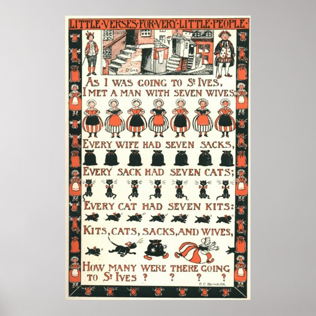 Ich traf einen Mann mit sieben Ehefrauen Plakat (Vorne)