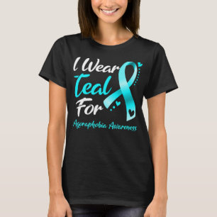 Ich trage Aquamarin für AGORAPHOBIA-BEWUSSTSEIN T-Shirt